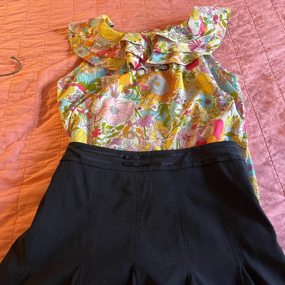Anthropologie Odille Boho adorable classic mini retro skirt